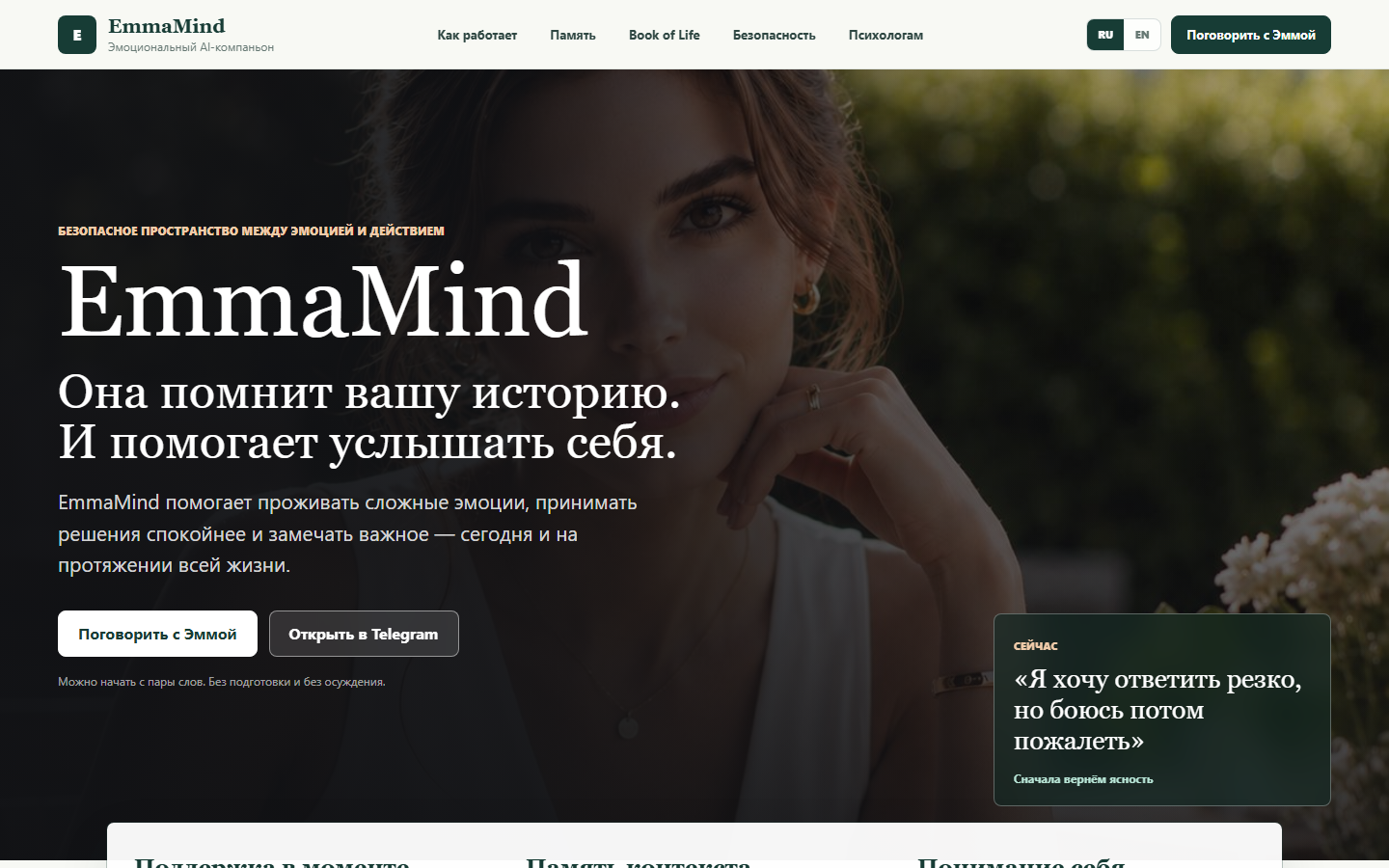 EmmaMind product preview