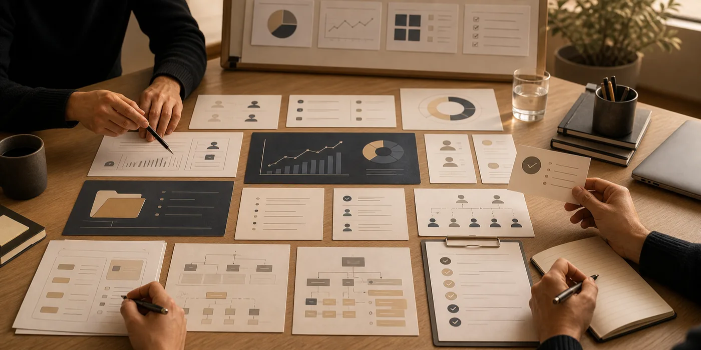 Founder and advisor reviewing term sheet structure and fundraising terms